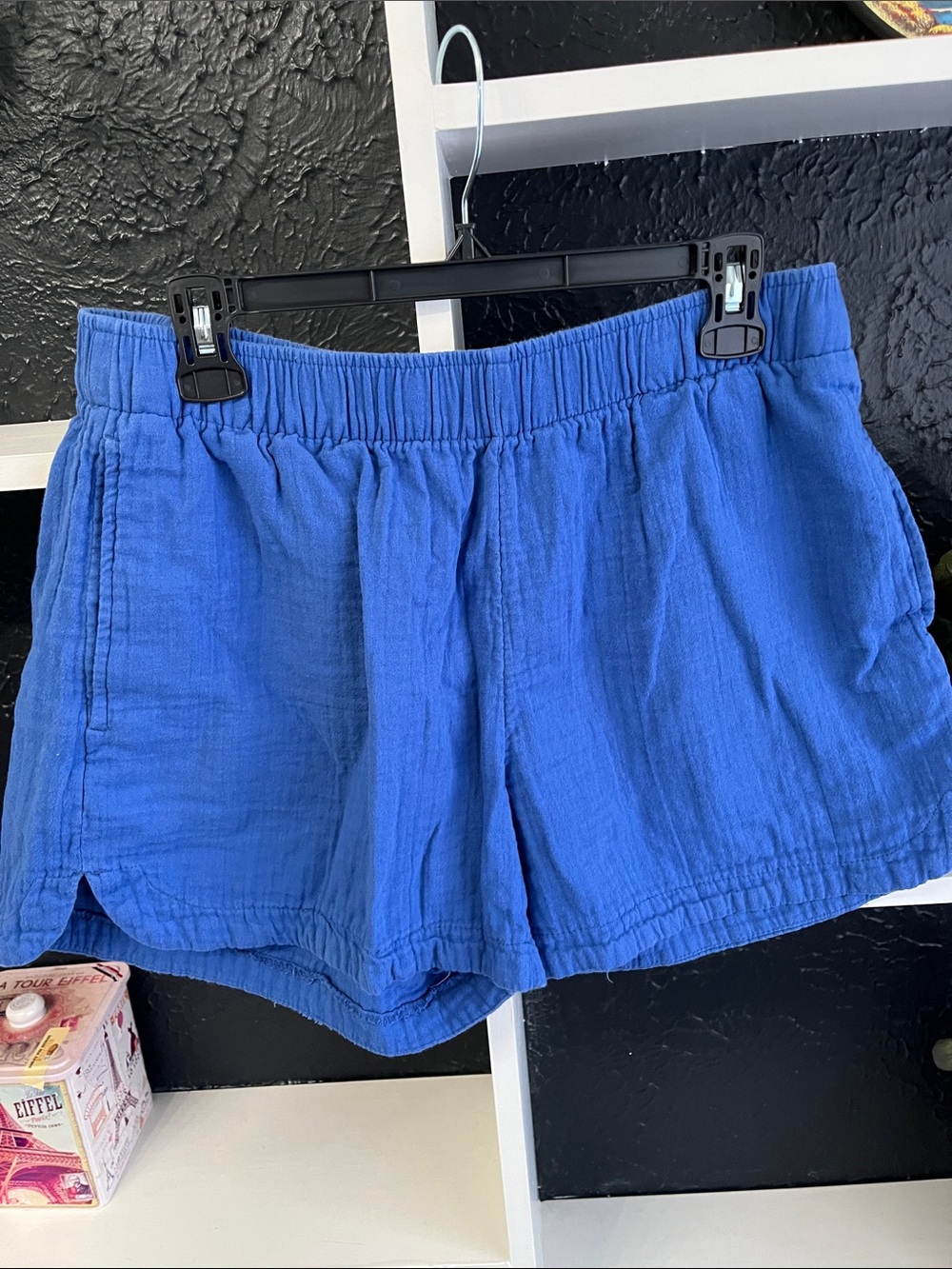Old Navy Royal Blue Elastic-Waist Casual Shorts